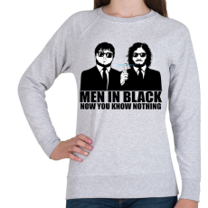 PRINTFASHION Men in Black - Trónok harca - Női pulóver - Sport szürke