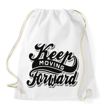 PRINTFASHION Menj előre - Sportzsák, Tornazsák - Fehér tornazsák