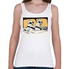 PRINTFASHION Menő galambok - Női atléta - Fehér