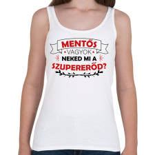 PRINTFASHION Mentős vagyok - Szupererő - Női atléta - Fehér női trikó