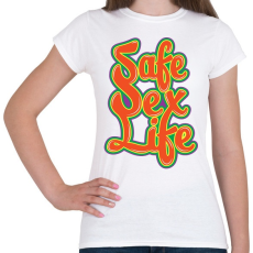 PRINTFASHION Mentsd meg a szexuális életed!  - Női póló - Fehér