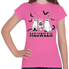 PRINTFASHION Meoween - Női póló - Rózsaszín női póló