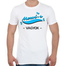 PRINTFASHION Merci-s vagyok autós póló - Férfi póló - Fehér