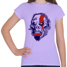 PRINTFASHION Mérges gorilla - Női póló - Viola női póló