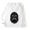 PRINTFASHION Mérges Gorilla - Sportzsák, Tornazsák - Fehér