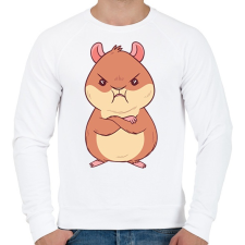 PRINTFASHION Mérges hörcsög - Férfi pulóver - Fehér női pulóver, kardigán