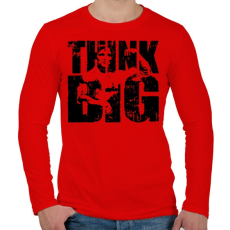 PRINTFASHION Merj nagyot álmodni - Férfi hosszú ujjú póló - Piros