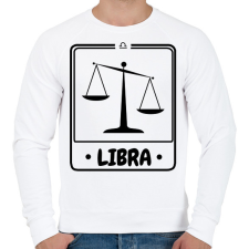 PRINTFASHION mérleg - Férfi pulóver - Fehér férfi pulóver, kardigán