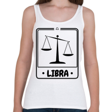 PRINTFASHION mérleg - Női atléta - Fehér női trikó