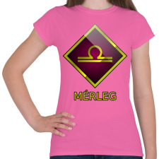 PRINTFASHION Mérleg - Női póló - Rózsaszín női póló