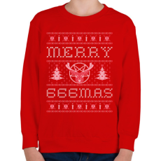 PRINTFASHION MERRY 666MAS - Gyerek pulóver - Piros