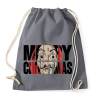PRINTFASHION MERRY CHRISTMAS - A nagy pénzrablás - Sportzsák, Tornazsák - Grafitszürke