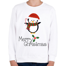 PRINTFASHION Merry Christmas - Gyerek pulóver - Fehér