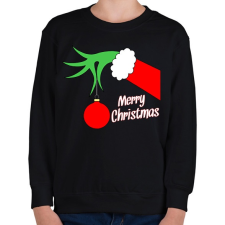 PRINTFASHION Merry Christmas - Gyerek pulóver - Fekete gyerek pulóver, kardigán