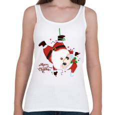 PRINTFASHION Merry Christmas - Női atléta - Fehér