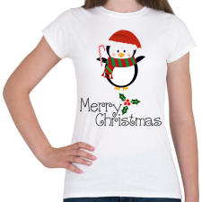 PRINTFASHION Merry Christmas - Női póló - Fehér női póló