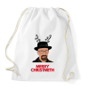 PRINTFASHION Merry Christmeth - Sportzsák, Tornazsák - Fehér
