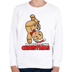 PRINTFASHION MERRY FUCKING CHRISTMAS 2 - Gyerek pulóver - Fehér