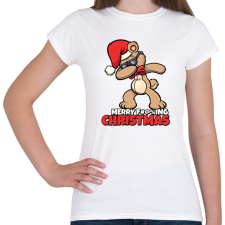 PRINTFASHION MERRY FUCKING CHRISTMAS - Női póló - Fehér női póló