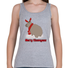 PRINTFASHION Merry Kiss my ass capybara - Női atléta - Sport szürke