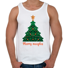 PRINTFASHION Merry meeples - Férfi atléta - Fehér atléta, trikó