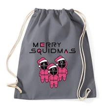 PRINTFASHION Merry Squidmas - Squid Game - Sportzsák, Tornazsák - Grafitszürke tornazsák