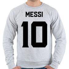 PRINTFASHION MESSI BLACK - Férfi pulóver - Sport szürke férfi pulóver, kardigán
