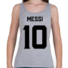 PRINTFASHION MESSI BLACK - Női atléta - Sport szürke