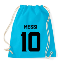 PRINTFASHION MESSI BLACK - Sportzsák, Tornazsák - Surf blue tornazsák
