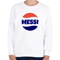 PRINTFASHION MESSI - Gyerek pulóver - Fehér