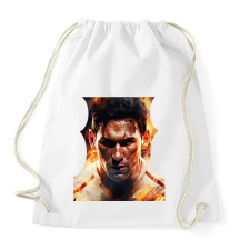 PRINTFASHION Messi - Sportzsák, Tornazsák - Fehér tornazsák