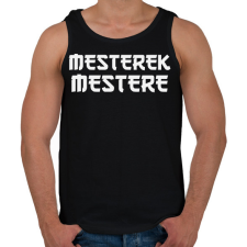 PRINTFASHION MESTEREK MESTERE - Férfi atléta - Fekete atléta, trikó