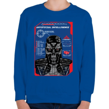 PRINTFASHION Mesterséges intelligencia - Gyerek pulóver - Királykék gyerek pulóver, kardigán