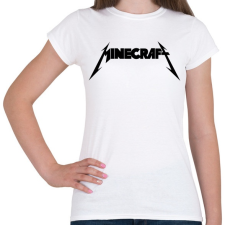 PRINTFASHION METÁL minecraft - Női póló - Fehér női póló
