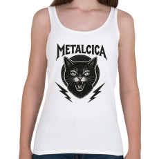 PRINTFASHION metalcica bw - Női atléta - Fehér