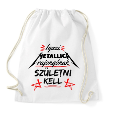 PRINTFASHION Metallica rajongók - Sportzsák, Tornazsák - Fehér tornazsák