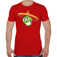 PRINTFASHION Mexico - Férfi póló - Piros férfi póló