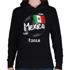 PRINTFASHION Mexikó - Női kapucnis pulóver - Fekete női pulóver, kardigán