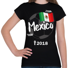 PRINTFASHION Mexikó - Női póló - Fekete