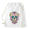 PRINTFASHION mexikói Koponya, - Sportzsák, Tornazsák - Fehér