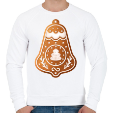 PRINTFASHION Mézeskalács csengő - Férfi pulóver - Fehér