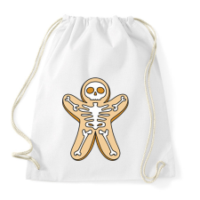 PRINTFASHION Mézeskalács csontváz - Sportzsák, Tornazsák - Fehér tornazsák