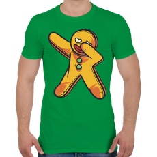 PRINTFASHION Mézeskalács dab - Férfi póló - Zöld
