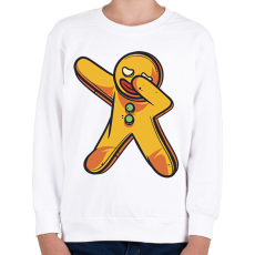 PRINTFASHION Mézeskalács dab - Gyerek pulóver - Fehér