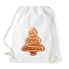 PRINTFASHION Mézeskalács fenyő - Sportzsák, Tornazsák - Fehér tornazsák