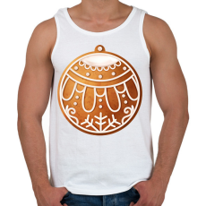 PRINTFASHION Mézeskalács gömb - Férfi atléta - Fehér