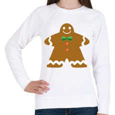 PRINTFASHION Mézeskalács - Női pulóver - Fehér