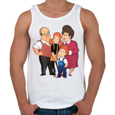 PRINTFASHION Mézga család! - Férfi atléta - Fehér atléta, trikó