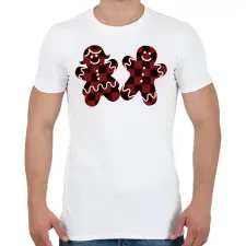 PRINTFASHION Mézi - Férfi póló - Fehér férfi póló