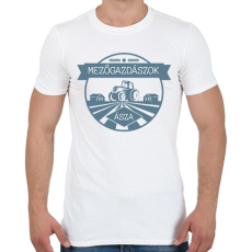 PRINTFASHION Mezőgazdászok ásza - Férfi póló - Fehér